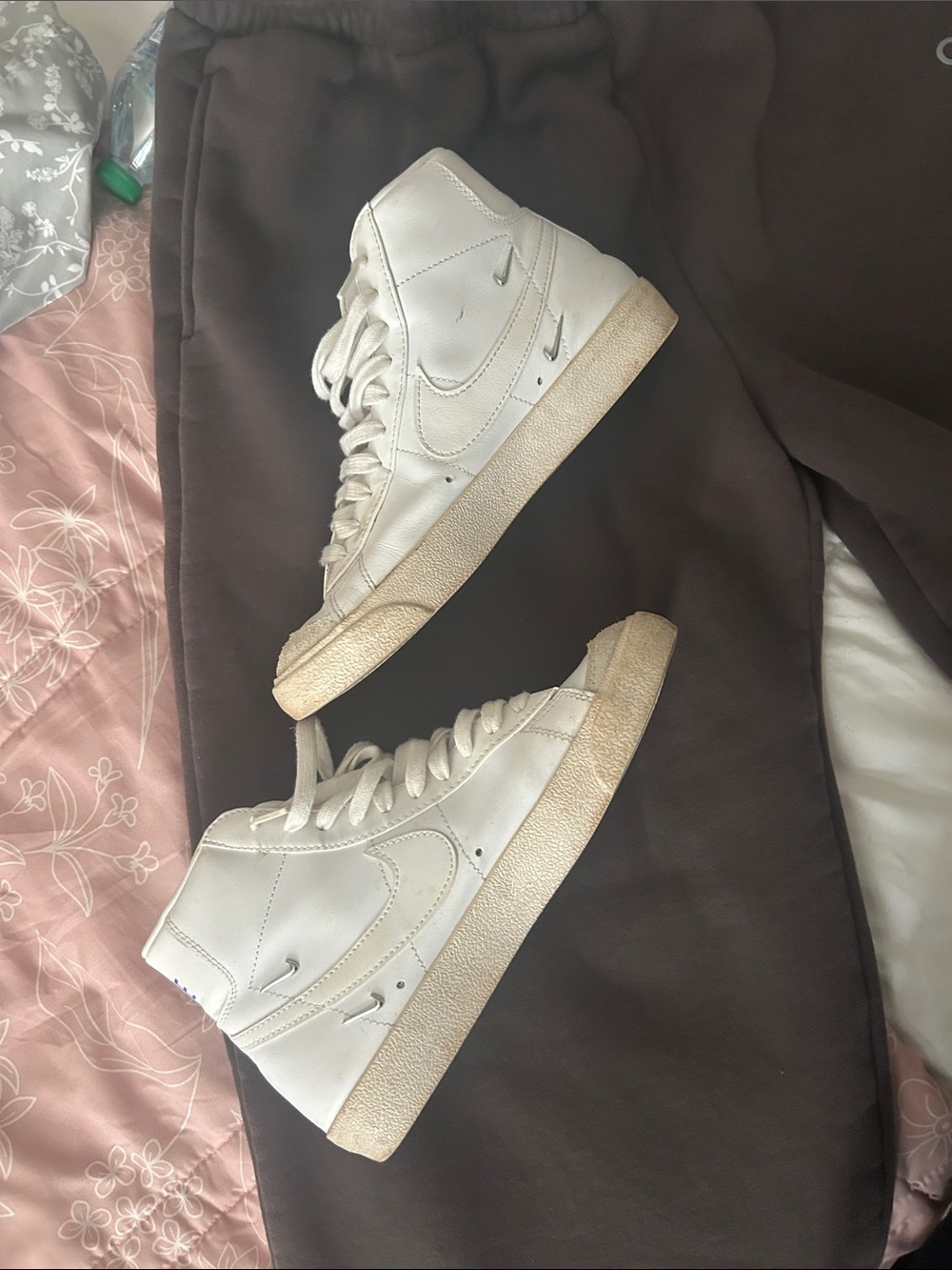 Nike Women’s Off-White High-Top Sneakers